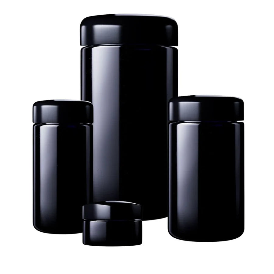 Miron UV Glass Storage Jars - 5ml, 100ml, 150ml, 500ml